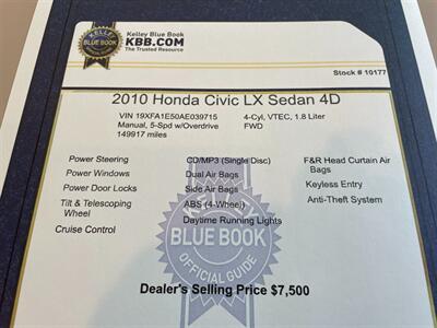 2010 Honda Civic LX   - Photo 14 - Pleasanton, CA 94566