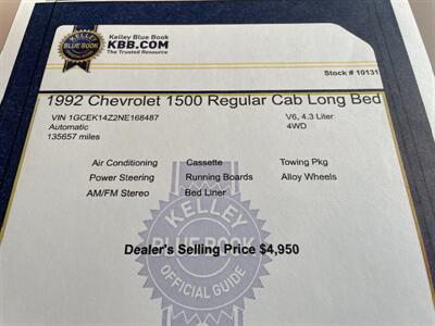 1992 Chevrolet K1500   - Photo 11 - Pleasanton, CA 94566
