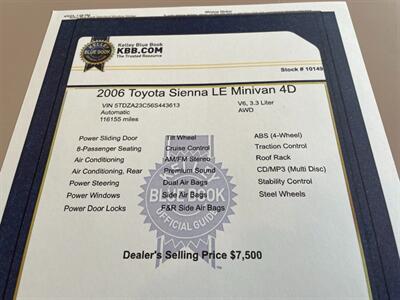2006 Toyota Sienna LE 8 Passenger   - Photo 15 - Pleasanton, CA 94566