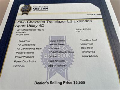 2006 Chevrolet TrailBlazer EXT LS   - Photo 14 - Pleasanton, CA 94566