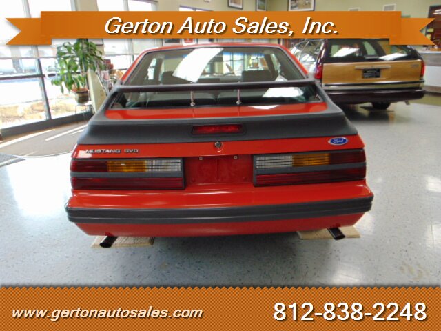 1986 Ford Mustang SVO Turbo 6