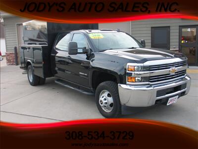 2016 Chevrolet Silverado 3500 W/T, TALL MAINT UTIL  4X4, Crew Cab, Tall Maint Util Box Truck