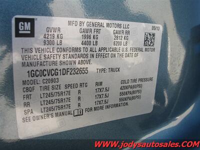 2013 Chevrolet Silverado 2500 W/T  Reg Cab Long Box, 4X2, LOW 34,000 MILES - Photo 29 - North Platte, NE 69101