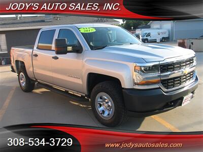 2017 Chevrolet Silverado 1500 Work Truck  W/T CREW CAB,  4X4, 5.3 V8 - Photo 1 - North Platte, NE 69101