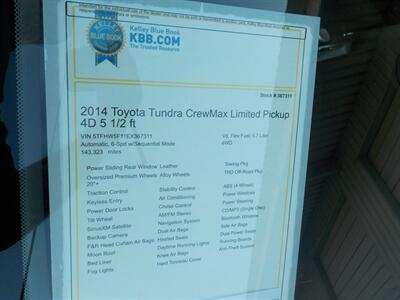 2014 Toyota Tundra Limited   - Photo 18 - Cottonwood, AZ 86326