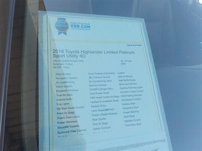 2018 Toyota Highlander Limited Platinum   - Photo 19 - Cottonwood, AZ 86326