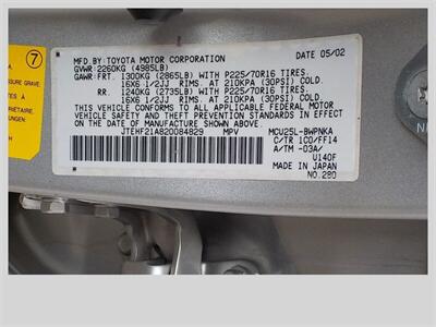 2002 Toyota Highlander Limited   - Photo 17 - Cottonwood, AZ 86326