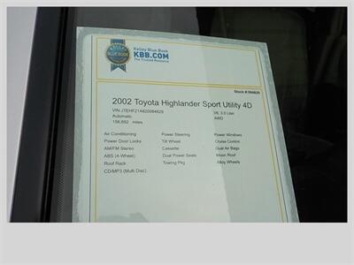 2002 Toyota Highlander Limited   - Photo 18 - Cottonwood, AZ 86326
