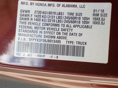 2018 Honda Ridgeline RTL   - Photo 17 - Cottonwood, AZ 86326