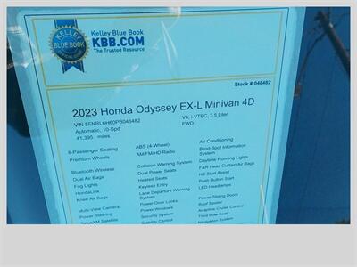 2023 Honda Odyssey EX-L   - Photo 18 - Cottonwood, AZ 86326