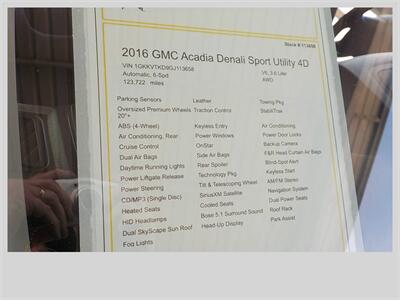 2016 GMC Acadia Denali   - Photo 21 - Cottonwood, AZ 86326