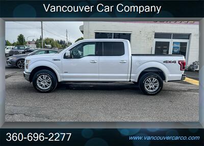 2016 Ford F-150 4x4 SuperCrew Lariat! 1 Owner! Local! Leather!  Moonroof! Factory Original! Clean Title! Good Carfax History!
