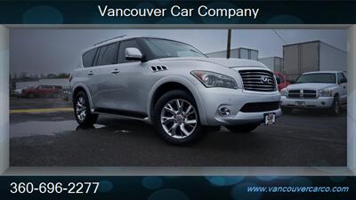 2011 INFINITI QX56 4x4! Low Miles! Leather! Moonroof!  Clean Title! Strong Carfax History! 3rd Row Seating!