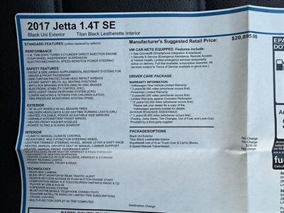 2017 Volkswagen Jetta 1.4T SE  5-Speed Manual - Photo 34 - Flushing, MI 48433