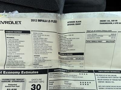 2012 Chevrolet Impala LS Fleet 6 Passenger - Photo 28 - Flushing, MI 48433