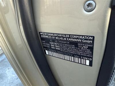 2008 Chrysler Crossfire Limited Convertible - Photo 57 - Flushing, MI 48433