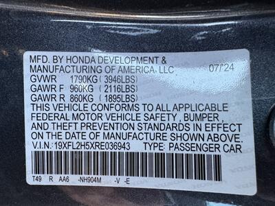 2024 Honda Civic LX   - Photo 26 - Mesa, AZ 85210