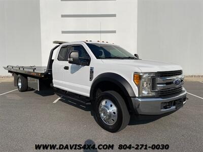 2017 Ford F-550 Superduty Flatbed Tow Truck Rollback Extended Cab  