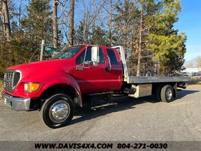 2000 Ford F650 Extended/Quad Cab Superduty Tow Truck Rollback  Wrecker Diesel Two Car Carrier (SOLD) - Photo 1 - North Chesterfield, VA 23237