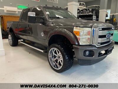 2016 Ford F-250 Superduty Lariat Crew Cab 4x4 Lifted Diesel Pickup   - Photo 3 - North Chesterfield, VA 23237