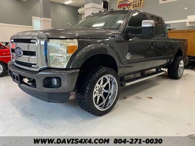 2016 Ford F-250 Superduty Lariat Crew Cab 4x4 Lifted Diesel Pickup   - Photo 1 - North Chesterfield, VA 23237