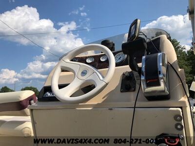 2005 Voyager Boat 18.5 Ft Pontoon Boat With Mercury 25 HP Outboard  Engine - Photo 3 - North Chesterfield, VA 23237