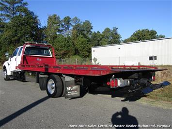 2011 Ford F-650 Super Duty XLT Pro Loader Quad Cab Roll Back Wrecker Tow Flat Bed   - Photo 3 - North Chesterfield, VA 23237