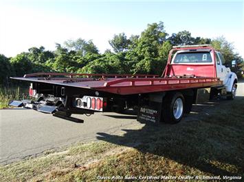 2011 Ford F-650 Super Duty XLT Pro Loader Quad Cab Roll Back Wrecker Tow Flat Bed   - Photo 35 - North Chesterfield, VA 23237