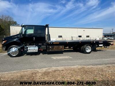 2023 International MV607 Extended Cab Flatbed Rollback Tow Truck   - Photo 1 - North Chesterfield, VA 23237