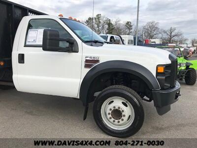 2010 FORD F550 Super Duty Dually Low Miles V8 Powerstroke  Regular Cab With Removable Side Flatbed With Liftgate - Photo 33 - North Chesterfield, VA 23237