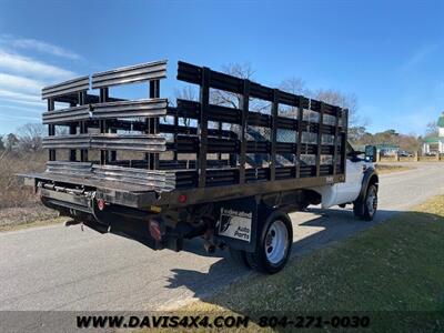 2010 FORD F550 Super Duty Dually Low Miles V8 Powerstroke  Regular Cab With Removable Side Flatbed With Liftgate - Photo 7 - North Chesterfield, VA 23237