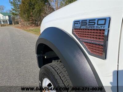 2010 FORD F550 Super Duty Dually Low Miles V8 Powerstroke  Regular Cab With Removable Side Flatbed With Liftgate - Photo 16 - North Chesterfield, VA 23237
