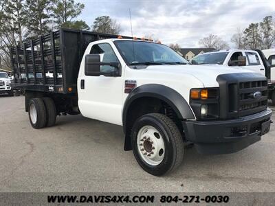 2010 FORD F550 Super Duty Dually Low Miles V8 Powerstroke  Regular Cab With Removable Side Flatbed With Liftgate - Photo 19 - North Chesterfield, VA 23237