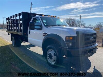 2010 FORD F550 Super Duty Dually Low Miles V8 Powerstroke  Regular Cab With Removable Side Flatbed With Liftgate - Photo 10 - North Chesterfield, VA 23237