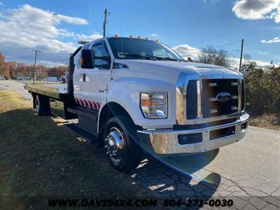 2017 FORD F650 Super Duty Extended/Quad Cab Diesel Rollback  Wrecker Two Car Carrier Tow Truck - Photo 3 - North Chesterfield, VA 23237