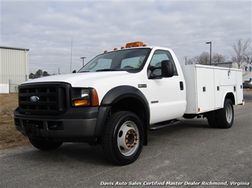 2006 Ford F-450 Super Duty XL Diesel Dually Regular Cab Reading Utility Bed   - Photo 1 - North Chesterfield, VA 23237