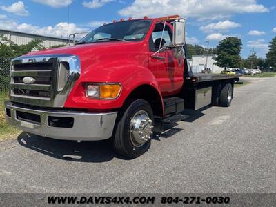 2008 Ford F-650 Flatbed Tow Truck Rollback Diesel Regular Cab   - Photo 1 - North Chesterfield, VA 23237