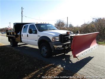2006 Ford F-550 Super Duty XL 4X4 Diesel Crew Cab Dump Truck Snow Plow   - Photo 4 - North Chesterfield, VA 23237