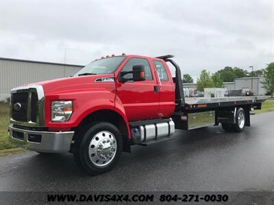 2019 Ford F750 Extended Cab Rollback Wrecker Two Car Tow Truck  Still Under Factory Warranty - Photo 1 - North Chesterfield, VA 23237