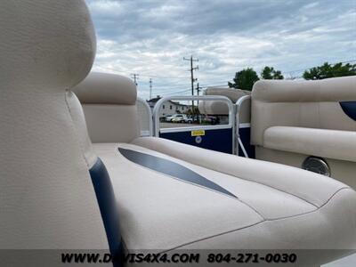 2014 Hurricane Deck Boat Fun Deck 226 Pontoon Boat/Family Built By Nautical  Global Group - Photo 9 - North Chesterfield, VA 23237
