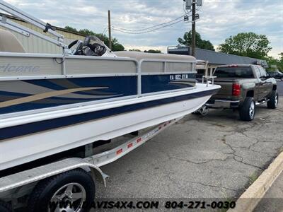 2014 Hurricane Deck Boat Fun Deck 226 Pontoon Boat/Family Built By Nautical  Global Group - Photo 27 - North Chesterfield, VA 23237