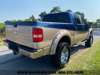 2007 Ford F-150 Lariat Southern Comfort Custom Super Crew 4x4  Factory Lifted Pickup - Photo 4 - North Chesterfield, VA 23237