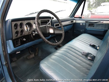 1985 Chevrolet Silverado 1500 C/K 10 Square Body 4X4 Regular Cab (SOLD)   - Photo 6 - North Chesterfield, VA 23237