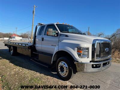 2017 Ford F-650 Superduty Extended/Quad Cab Diesel Flatbed  Tow Truck Rollback - Photo 3 - North Chesterfield, VA 23237