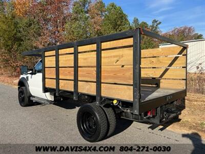 2010 Ford F-450 Utility Flatbed Stake Body Work Truck   - Photo 12 - North Chesterfield, VA 23237