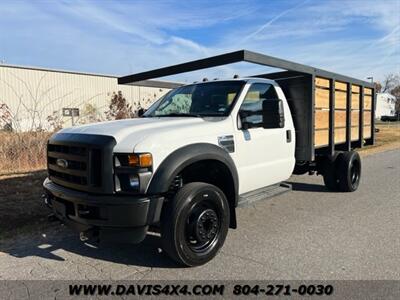 2010 Ford F-450 Utility Flatbed Stake Body Work Truck   - Photo 1 - North Chesterfield, VA 23237