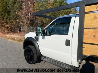 2010 Ford F-450 Utility Flatbed Stake Body Work Truck   - Photo 16 - North Chesterfield, VA 23237