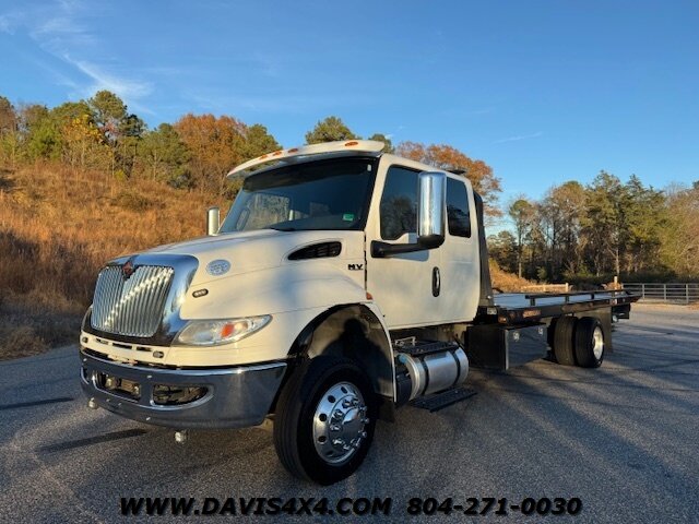 2020 International MV607 Extended Cab Rollback Tow Truck / Flatbed Carrier   - Photo 1 - North Chesterfield, VA 23237
