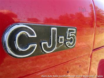1976 Jeep CJ5 4X4 Off Road Low Mileage Rust Free Brush Vehicle   - Photo 11 - North Chesterfield, VA 23237