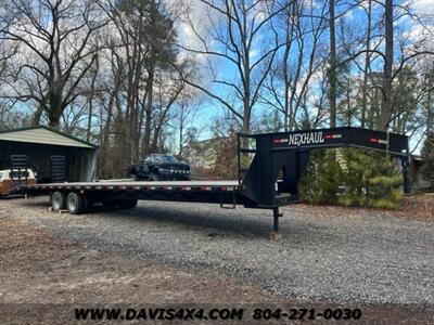 2020 Nexhaul 40 " Gooseneck Trailer Flatbed With Dovetail Hotshot Trailer   - Photo 1 - North Chesterfield, VA 23237